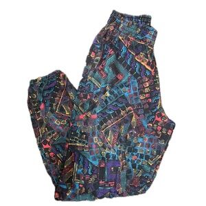 Vintage Colorful Rainbeau Pants
